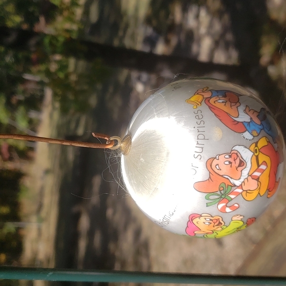 Disney 7 Dwarfs Christmas ball ornament 1982 - Picture 11 of 14